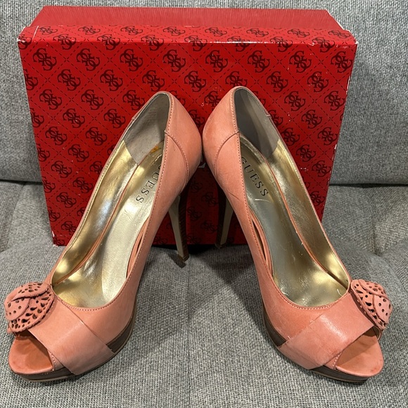 Guess Charisa Leather Heels - Picture 5 of 6